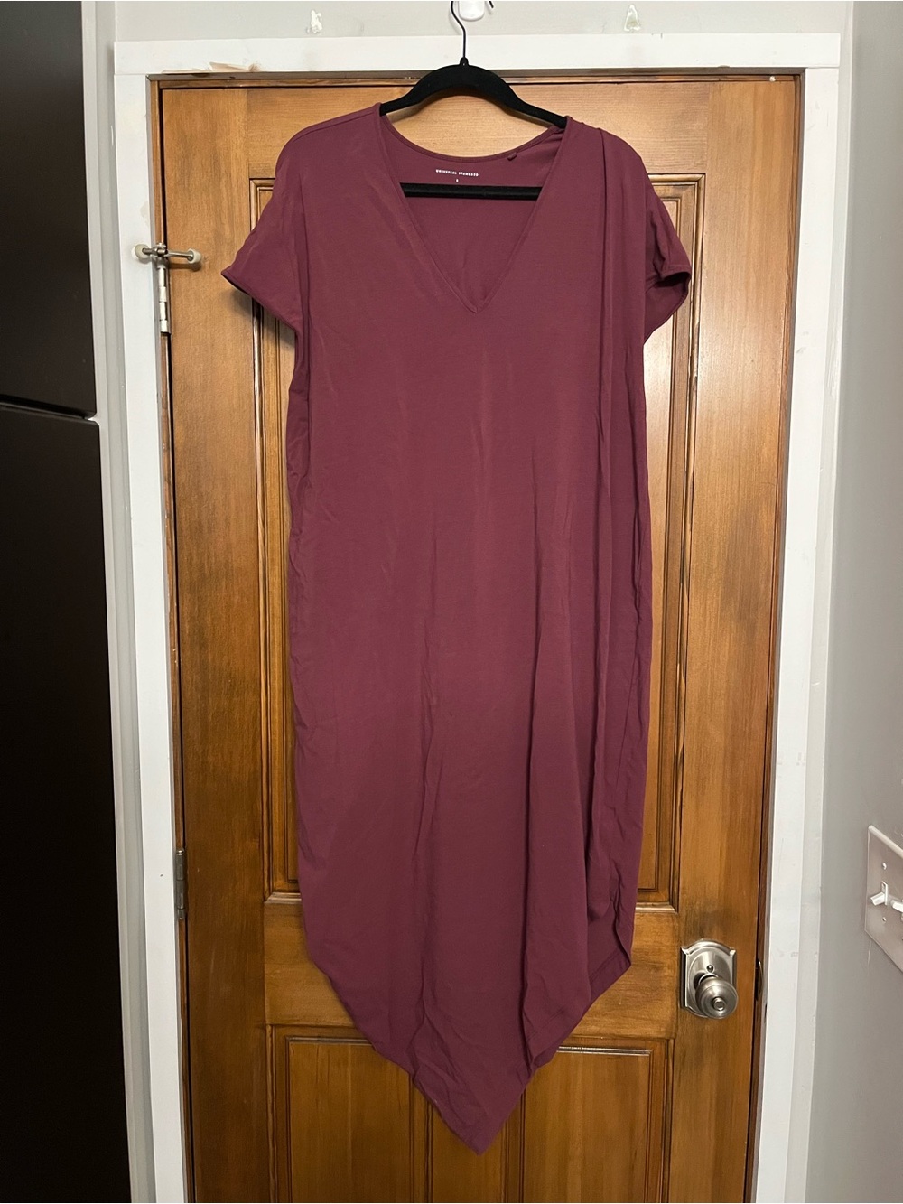 Red-purple dress